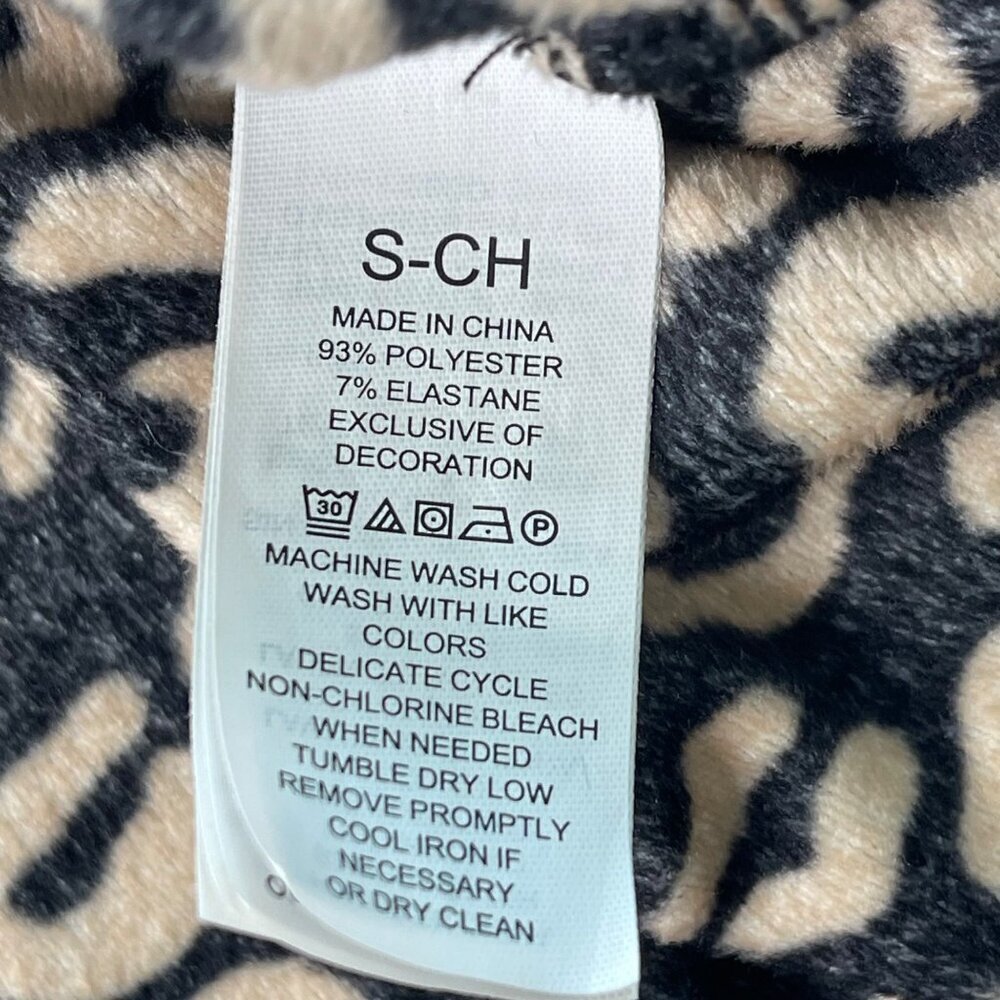 Kate Spade‎ New York Leopard PJ Top Women's S Animal Print Soft Cozy Loungewear - Picture 4 of 8